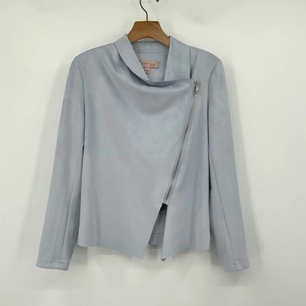Philosophy Asymmetrical Faux Leather Light Blue Size‎ Small K12